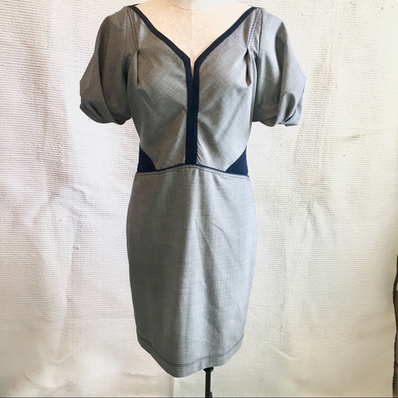 Zac Posen Dresses & Skirts - Zac Posen M Pinup Houndstooth Checked Midi Dress